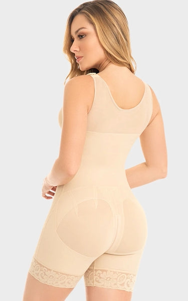 Mid Thigh Shaper with Bra F0029