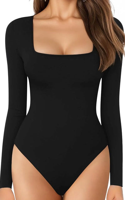 Snatching Viral Long Sleeve Bodysuit 310