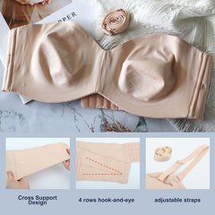 Non Slip Strapless Bra 276