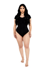 Seamlessly Snatched Short Sleeve Bodysuit 368